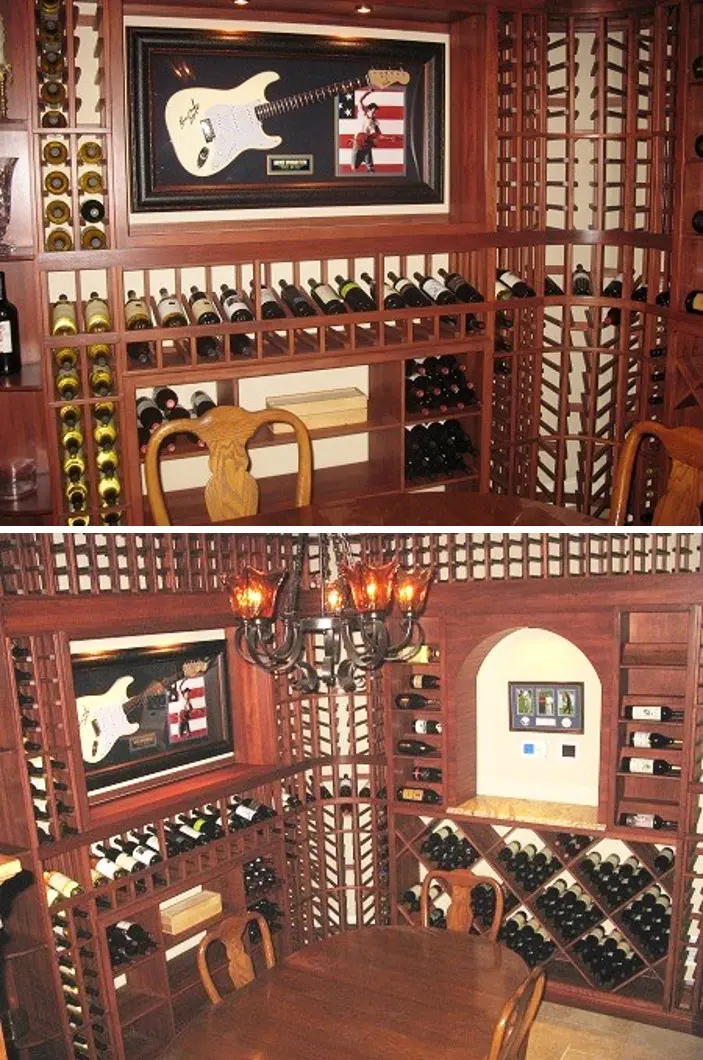 Custom Wine Cellar for a Guitar Hero in Pennsylvania