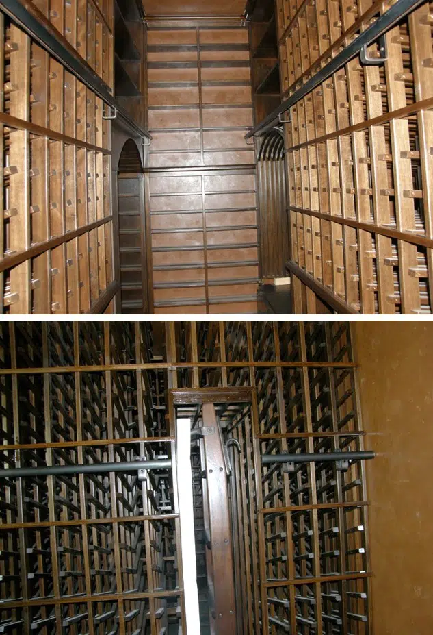 Earthquake Proof Wine Racks Library Style Custom Wine Cellar California