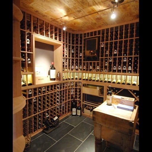 A Refrigerated Wine Cellar Designed to Long-Term Storage