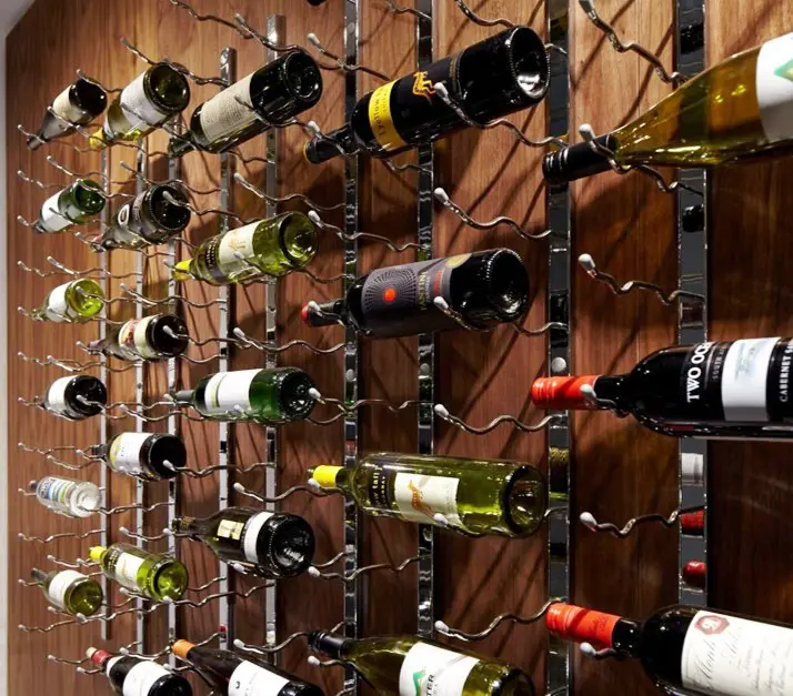 Double Deep Metal Wine Racks