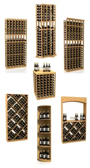 Stylish Wood Kit Wine Racks