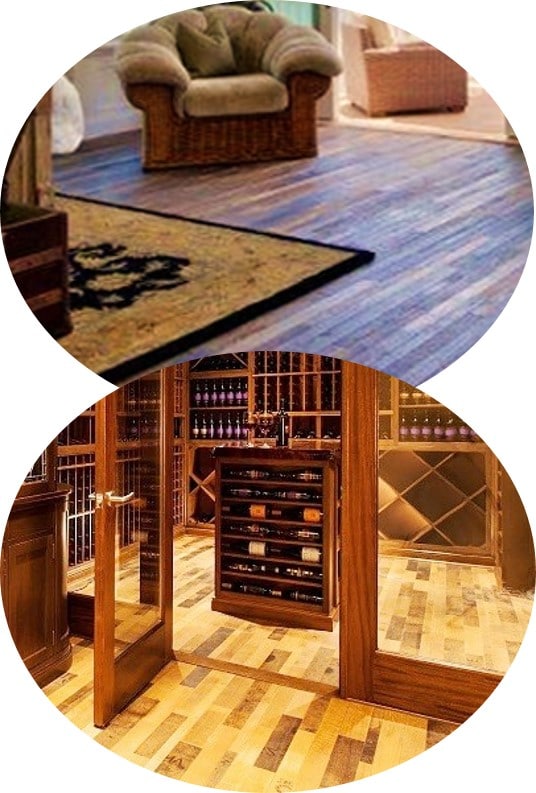 Nautical Timber and Wine Barrel Flooring