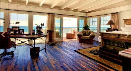 Wine Cellar Flooring Made from Nautical Timbers