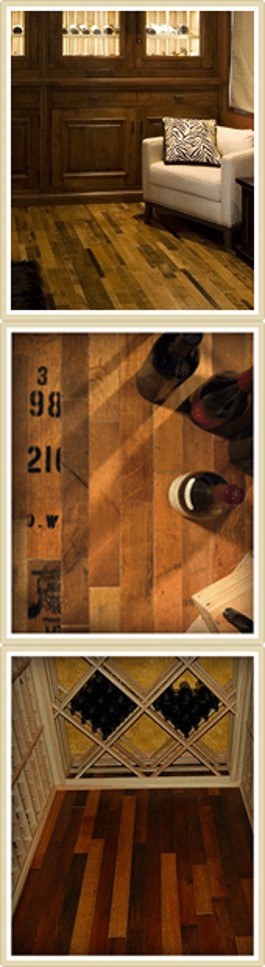 Styles of Wine Barrel Flooring for Custom Wine Cellars