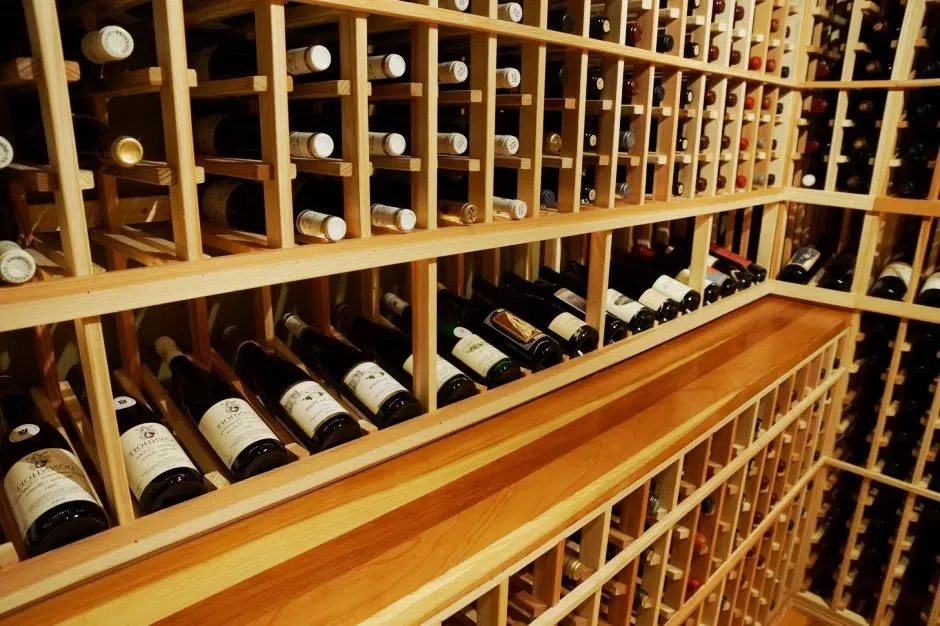 Custom Wine Cellar Wine Rack System by Orange County Master Builders