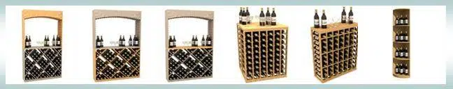 Display Wine Storage Wine Racks and Wine Racks with Tasting Tables