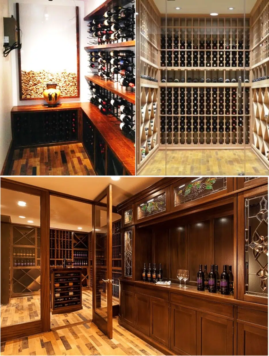 We Re-purpose Wine Barrels into Unique Wine Cellar Flooring