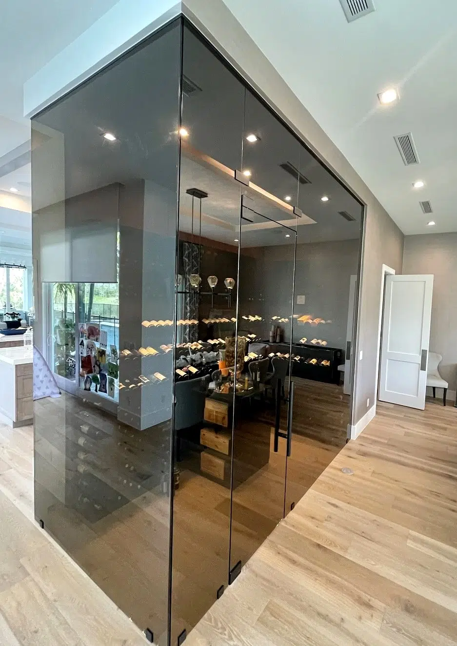 Glass Wine Cellar Doors are in Demand in Contemporary Homes 