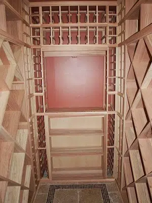 Wooden Custom Wine Cellar Racks California