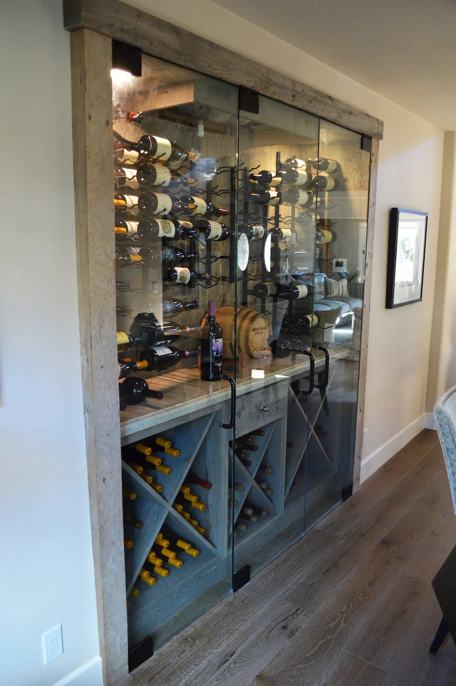 Glass Wine Cellar Doors for Small Wine Cellars