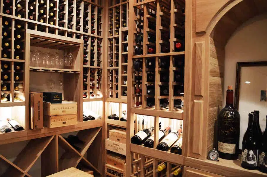 Custom Wooden Wine Racks With Wax Polish