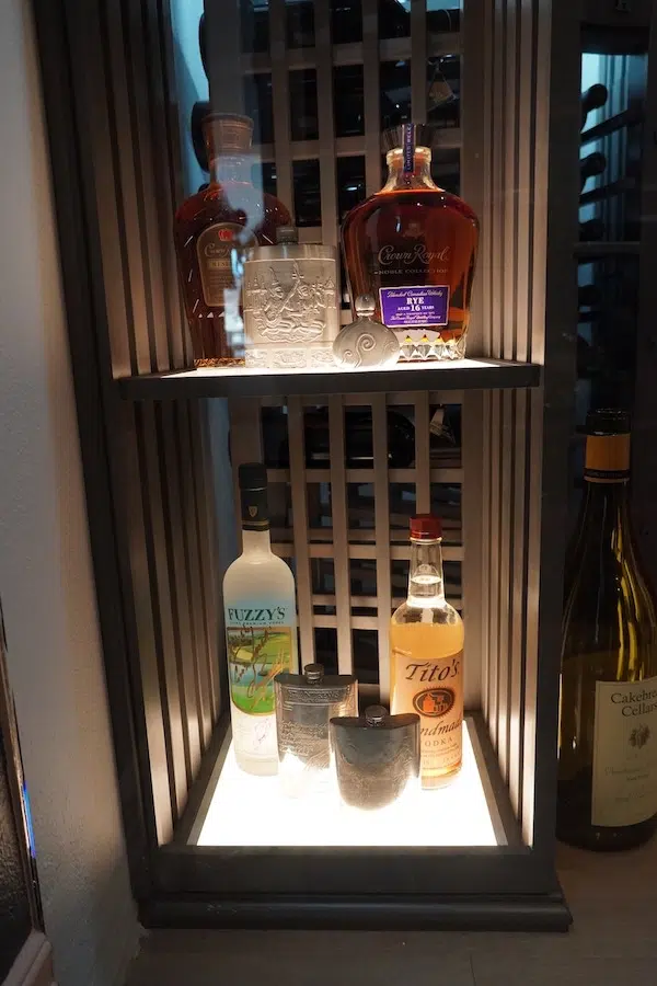 Innovative LED Wine Cellar Lighting Shelf