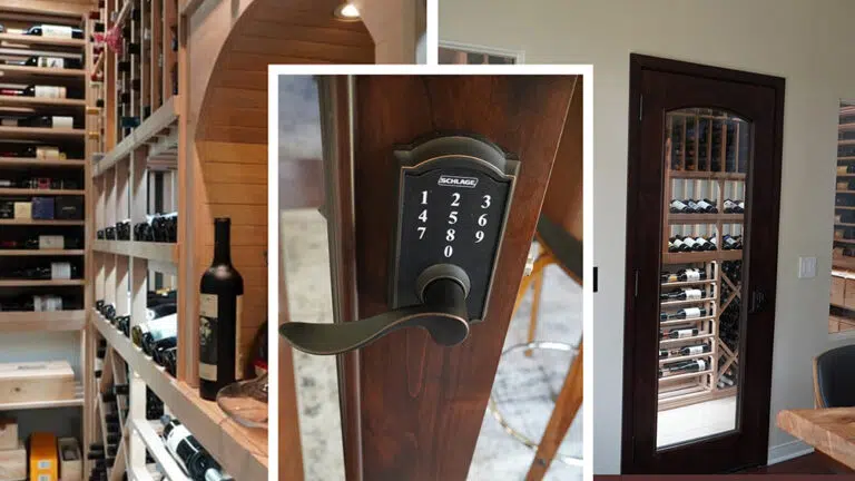 53 - WALK-IN HOME WINE ROOMS WITH A RITZY SMART LOCK FEATURE