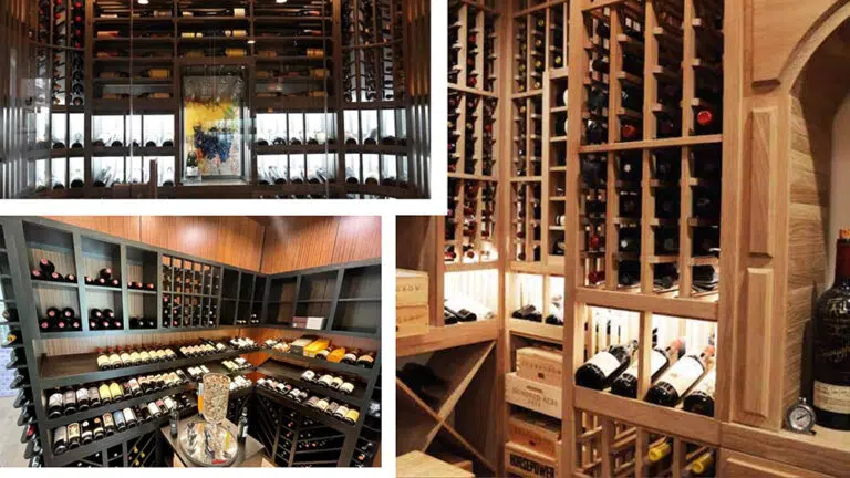 56 - CUSTOM WOODEN WINE RACKS WITH CAPACITY-MAXIMIZING DESIGNS