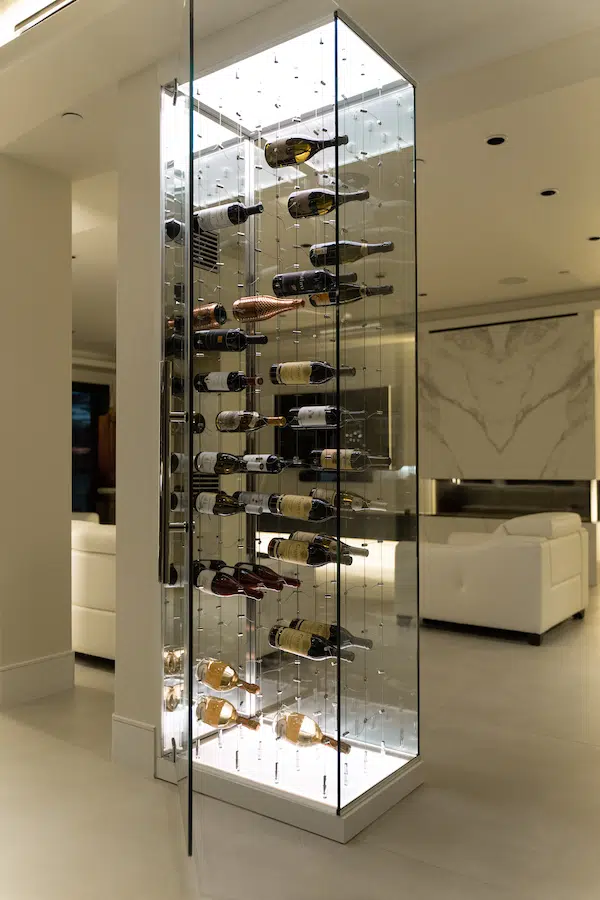Glass Modern Wine Cellar Designs