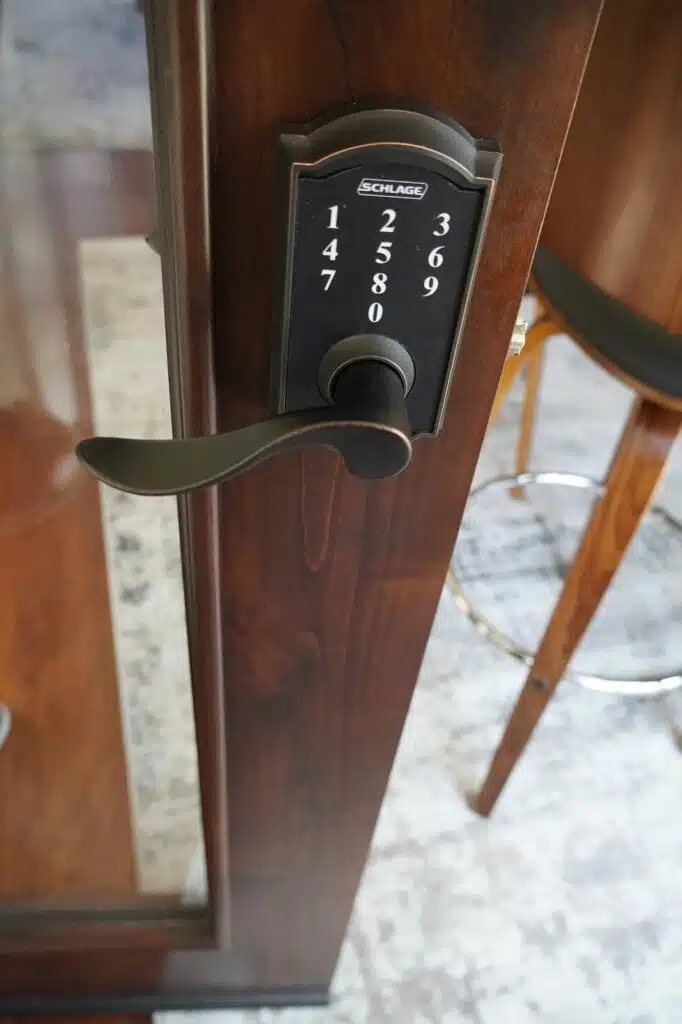 Home Wine Room Glass Door Lock System