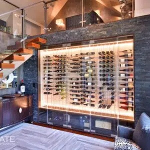 07 - Newport Beach Wine Displays Residential Cellar