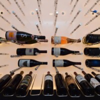 Peg racking like this allows triple-deep storage of your bottles, and easy visibility. You'll be surprised how many bottles you can store with a cellar like this!