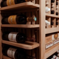 We can add bottle storage in many different orientations, including label-forward.