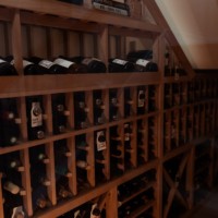 What treasures would you store inside your traditional home wine cellar?