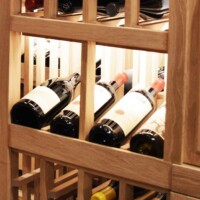 We often install channels lights through some parts of our wooden wine racks to brighten them up and help the owners read the wine labels a lot easier. LED ribbon lights are highly recommended in all rustic wine cellar designs.