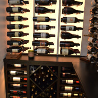 If you want to have a unique wine racking design for your glass wine cellar or glass wine room, our team would be happy to go through our ideas with you!