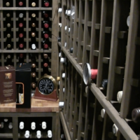 Throughout the custom wine rack are gauges that measure temperature in different parts of the wine cellar. Since this wine cellar is L-shaped, it was important to monitor temperature in different parts. Custom Wine Rack Temperature Gauges