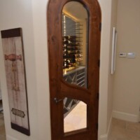 Arched Barolo Home Wine Cellar Door