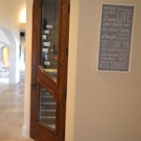Hallway Home Wine Cellar Doorway