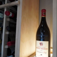 Of course, we did not forget about large-sized wine bottles! This section of the home wine room is where the owner stores his biggest bottle. Home Wine Display Magnum Shelf