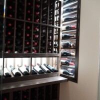 Refrigerated Custom Wine Cellar Display Window