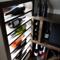 Modern Refrigerated Wine Cellar Display Idea