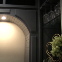 Upside down stemware racks are a must have for home wine cellars. It's convenient and keeps everything you need in one place. Stemware Storage for Home Wine Cellars